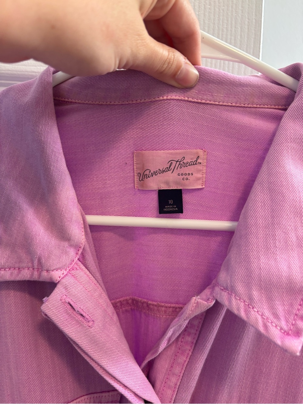 Universal Thread Purple Utility Short Sleeve Jumpsuit - Picture 7 of 7